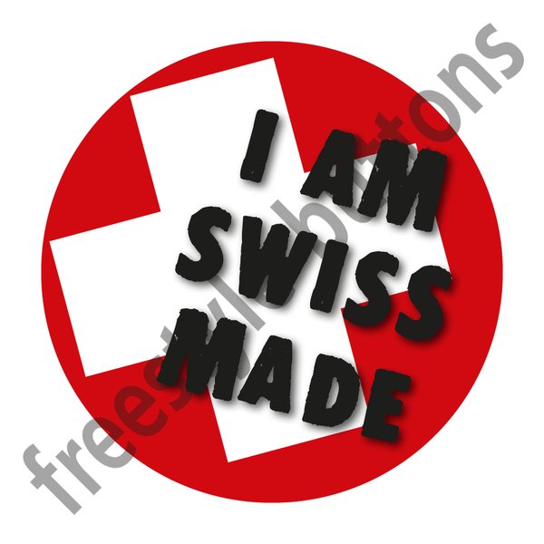 Button «Swiss made»